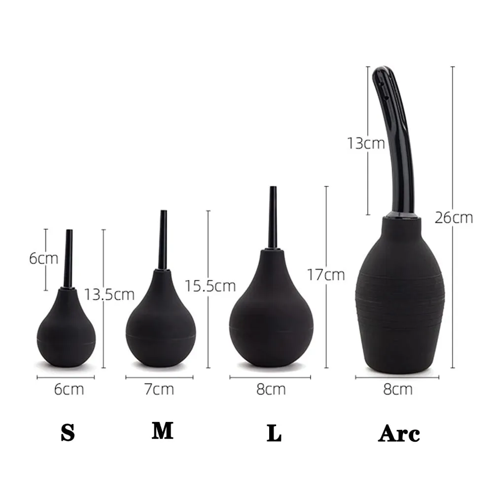 Enema Cleaning Container Vagina Anal Cleaner Douche Bulb Disenyo Medikal Goma Kalusugan Kalinisan Tool Mga Laruan Para sa Babae/Lalaki — image 5