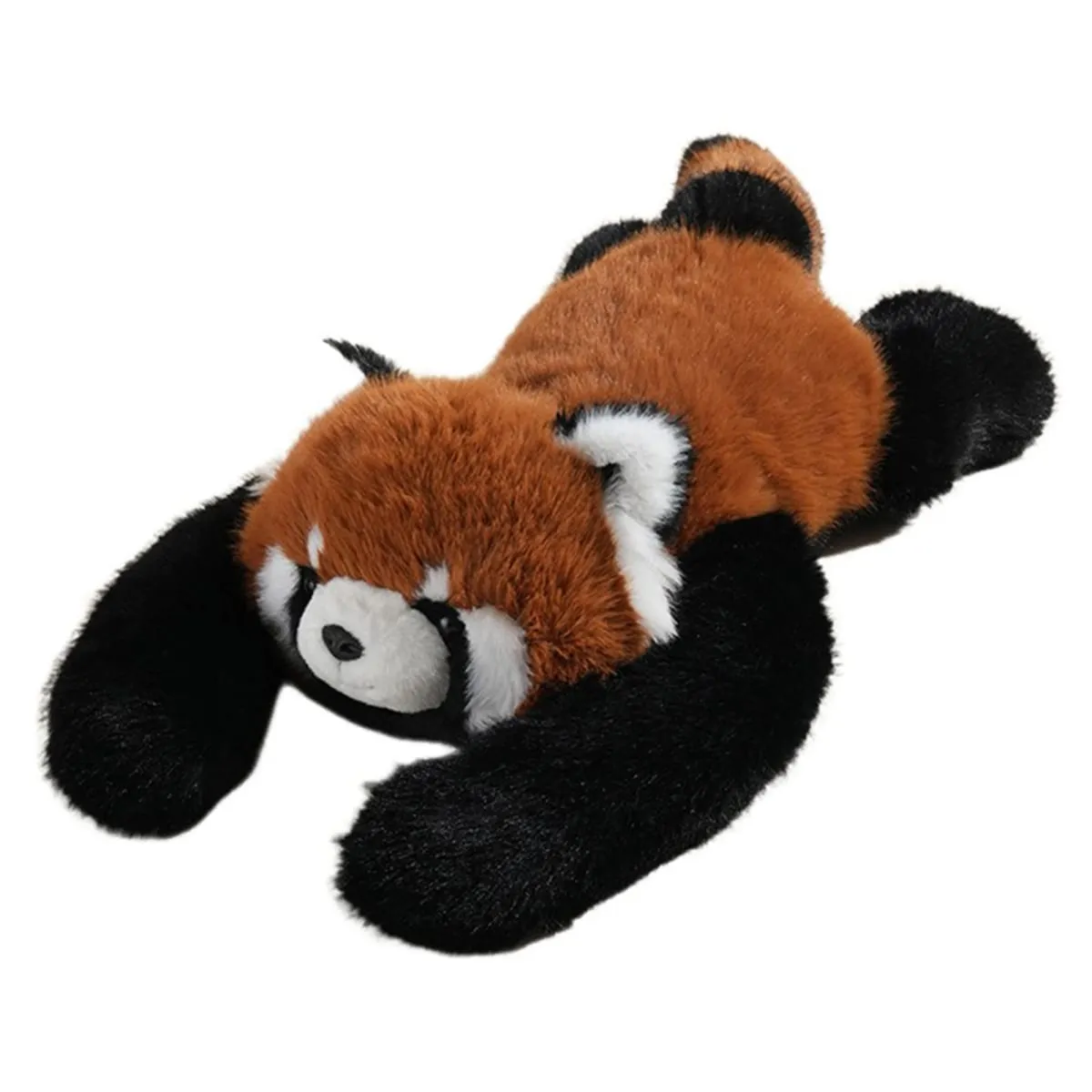 Panda Plush Pillow Cushion Cute Lying Down Animal Back Support Pillow Toy Ultra-Soft Comforting Hug Companion Pillow