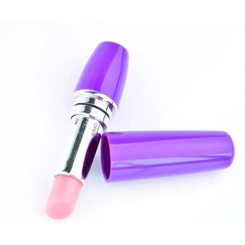 1 Uds. Mini lápiz labial Multicolor discreto Vibe estimulador de clítoris punto G vibrador masturbador Mini juguetes sexuales para mujeres
