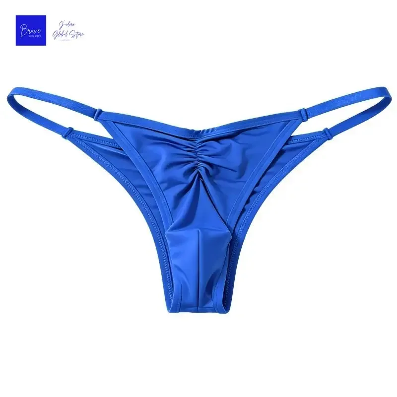 Pánská ledová hedvábná tanga kalhotky velikosti US Sexy G-String prodyšné bezešvé tričko se zády Sportovní fitness spodní prádlo Velké velikosti — image 11