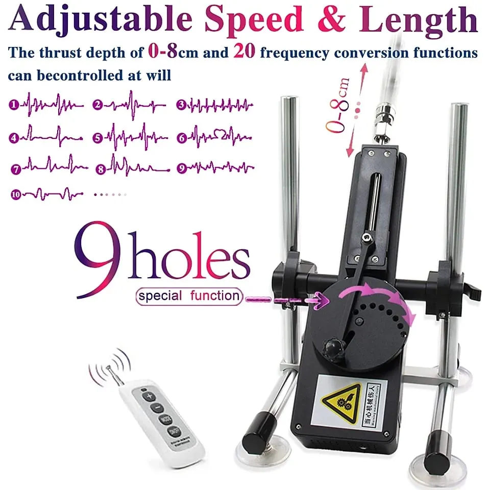Remote & APP Control Sex Machine With DIldo and Vac U Lock for Man and Women 20 Modes Stable Love Machine Silent Vibrator