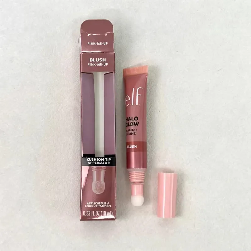 ELF Lesk na rty Natural Shine & Blush Liquid Voděodolný a odolný proti potu Snadno se rozmazává Lehký a dlouhotrvající make-up