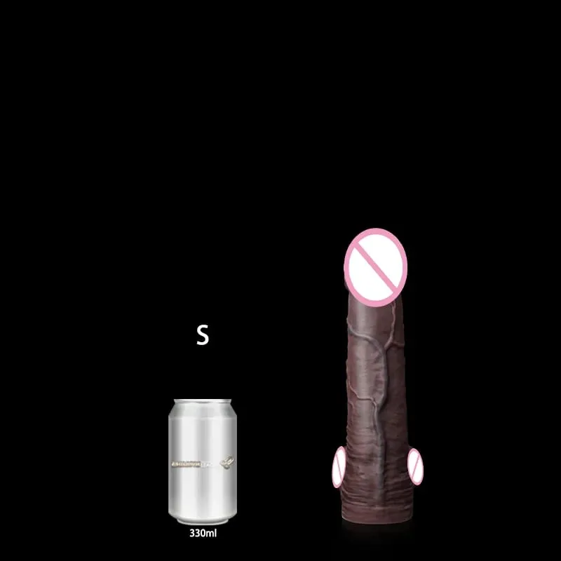Super Soft Silicone Dildo with Suction Cup Flexible Big Penis G-spot Strap-On Sex Toy for Women Men Lesbian