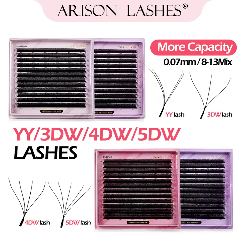 Large Capacity 2 in 1 YY/3D/4D/5D W Lash