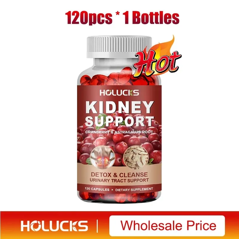 Kidney Cleanse & Detox Supplement with Cranberry Astragalus Root for Kidney Restore Support Bladder & Urinary Tract Health