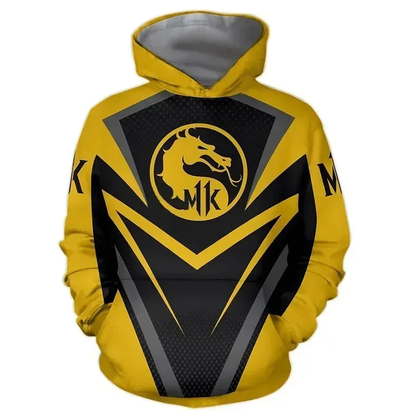 Mortal Kombat Fighting Game 3D Print Hoodies Streetwear Men Women Fashion Oversized Casual Sweatshirts Hoodie man Coat Clothes