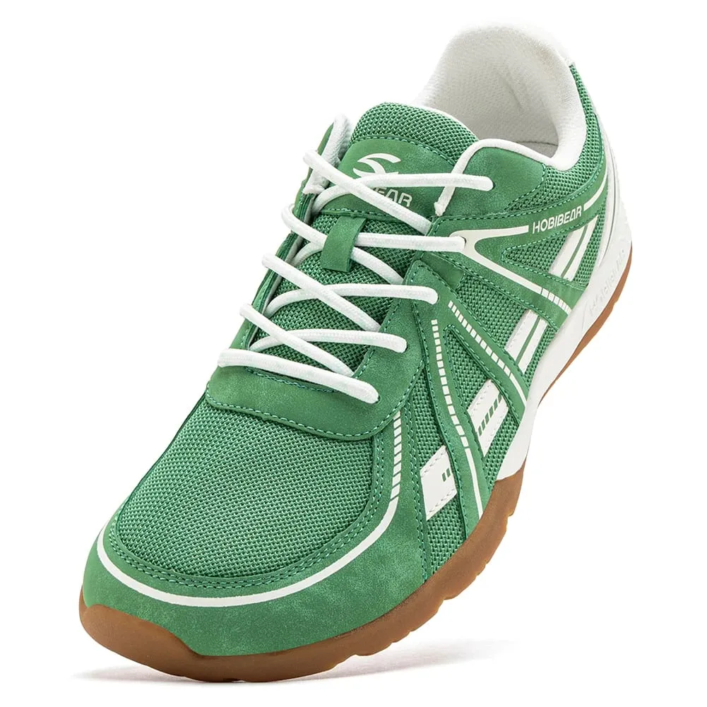 Wide Toe Box Walking Shoes Unisex Barefoot Cross Training Sneakers Classic Retro Lace-Up Running Shoes