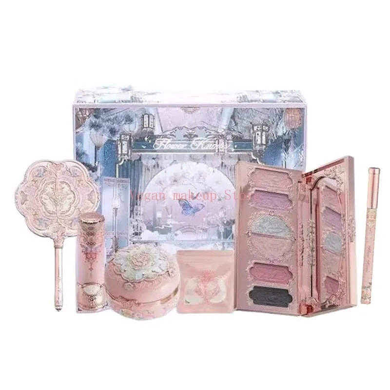 مجموعة هدايا Flowerknows Butterfly Cloud Collar Collection طقم مكياج، أحمر الخدود، أحمر الشفاه، ظلال العيون، الكل في صندوق واحد للنساء — image 1