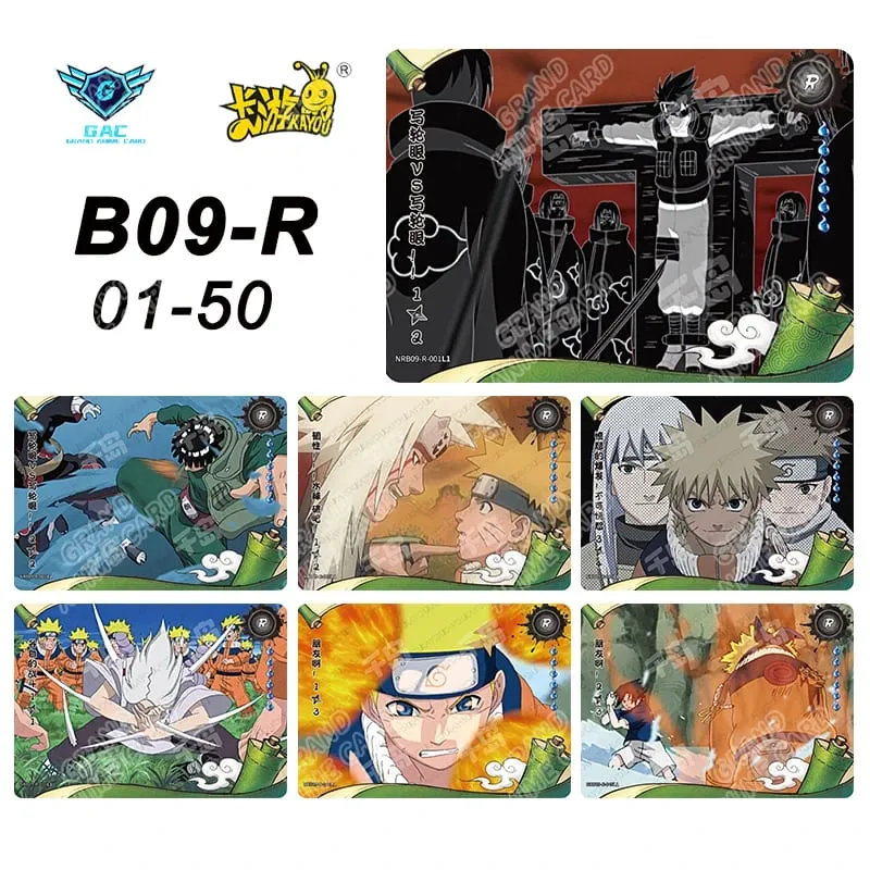 Kayou Naruto New T4W8 T2W9 Anime Rare Card Full Series ASP BP PU HR AR CR MR UR Complete Set Anime Collection Card Kids Toy Gift — image 9