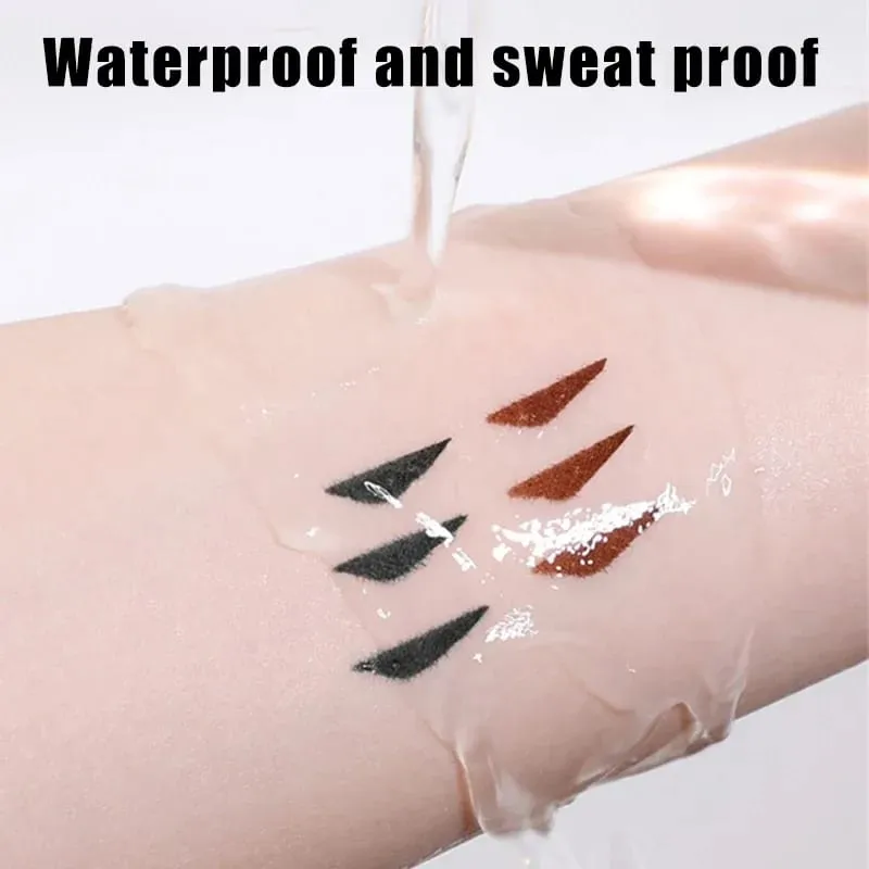 Waterproof Double-Wing Integrated Eyeliner Stamp - Sweat Proof & Long Lasting Easy to Use for Beginners Lazy Makeup Stencil