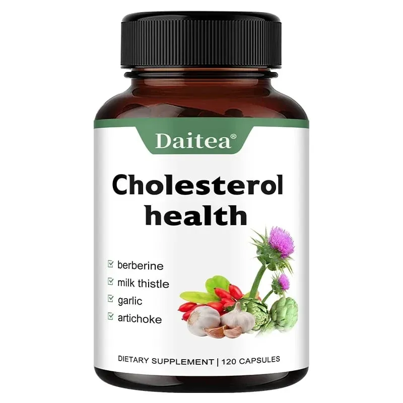 Berberine + Milk Thistle Capsules - for Kidney & Liver Health Liver Detox and Cleanse Promotes Skin and Digestive Health