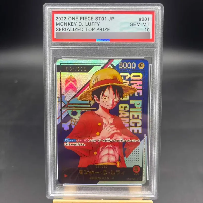DIY ONE PIECE English Silver Nika Luffy Rating Card OPCG Hancock Ace Teach Zoro Copy Version Anime Collection Cards Gift Toy