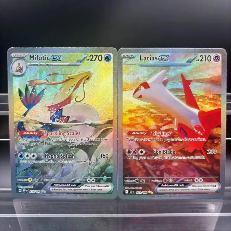 DIY Collection Cards Psyduck Salamence Crobat Mewtwo ex EN Self Made Single Card Classic Game Anime Card Gift Toy