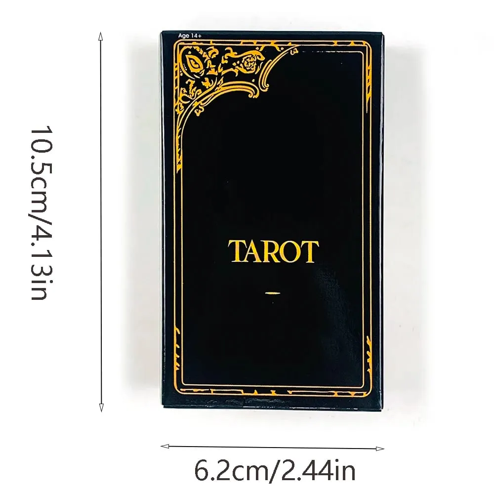 Russian Secrets Of Tarot Cards With Paper Instruction Manual Ideal For Divination Edition Board Playing Games For Beginners