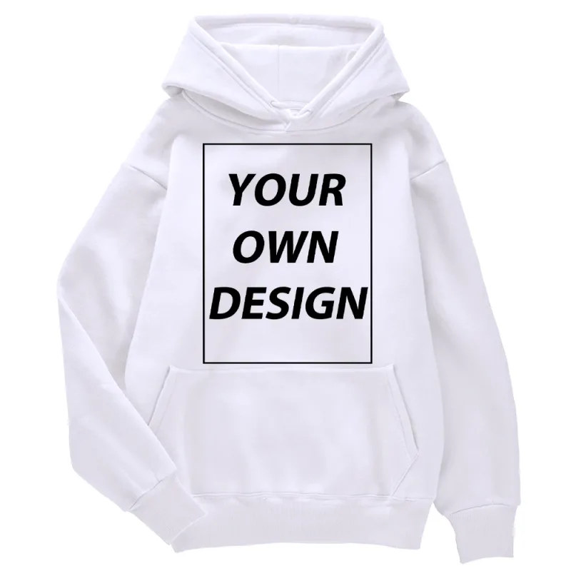Personalizado diy impressão homem mulher outono inverno hoodies casual clássico pullovers simples confortável streetwear macio quente roupas esportivas