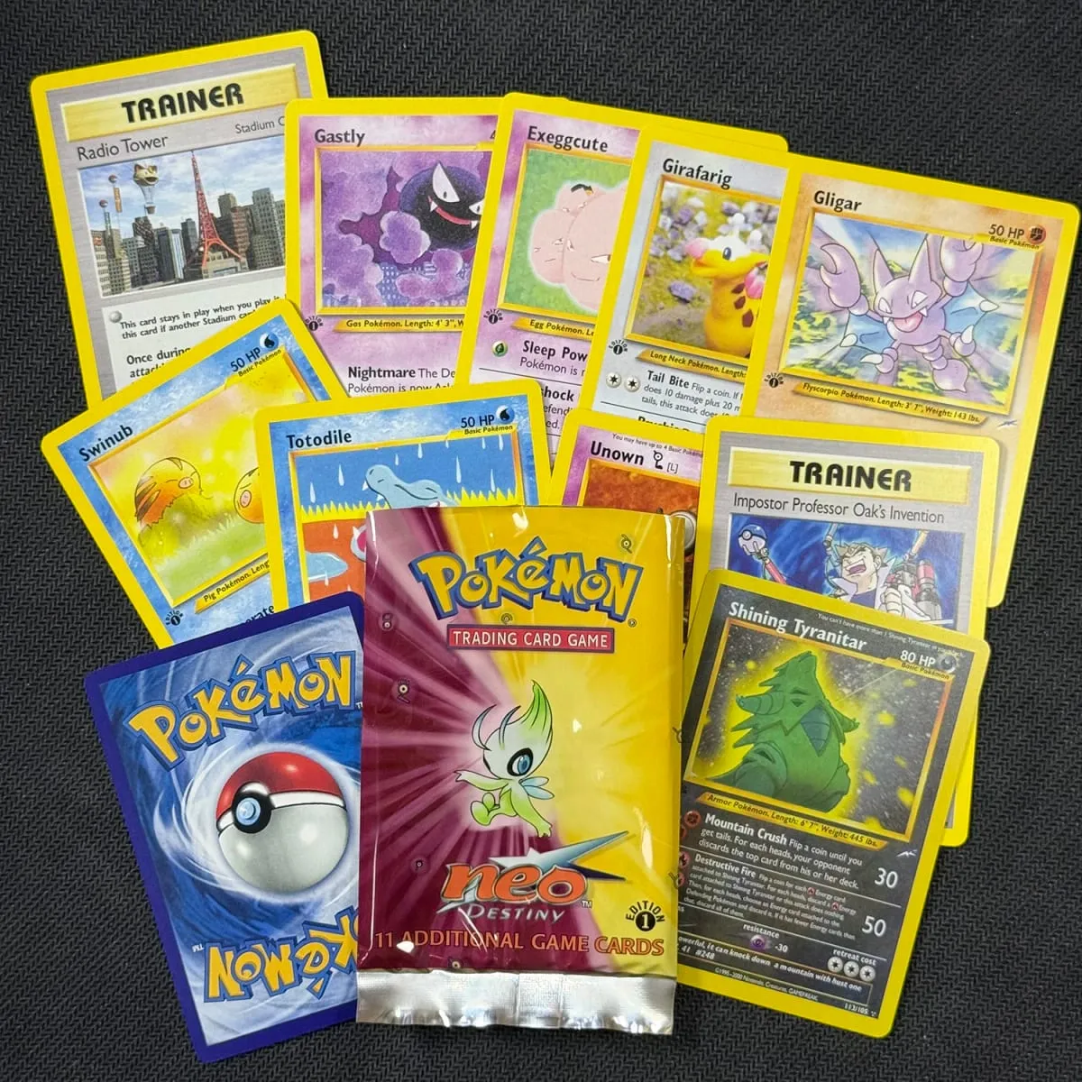 Booster Pack 11pcs/bag 1st Edition Pack Neo Destiny (N4) Trading Card Game Collection Battle Booster Toys Boys Gift