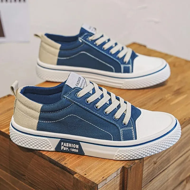 New man's Breathable Versatile Skateboarding Shoes Men's Soft Bottom Casual Sports Trend Fashion Canvas Shoes 37-48 Size — image 9