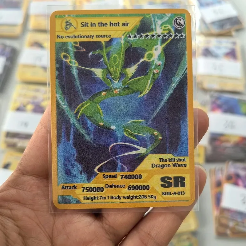 10000HP Charizard Vmax Pokemon Cards Metal English Card Arceus GX Vstar V Golden Limited Kids Gift Game Battle Collection Cards
