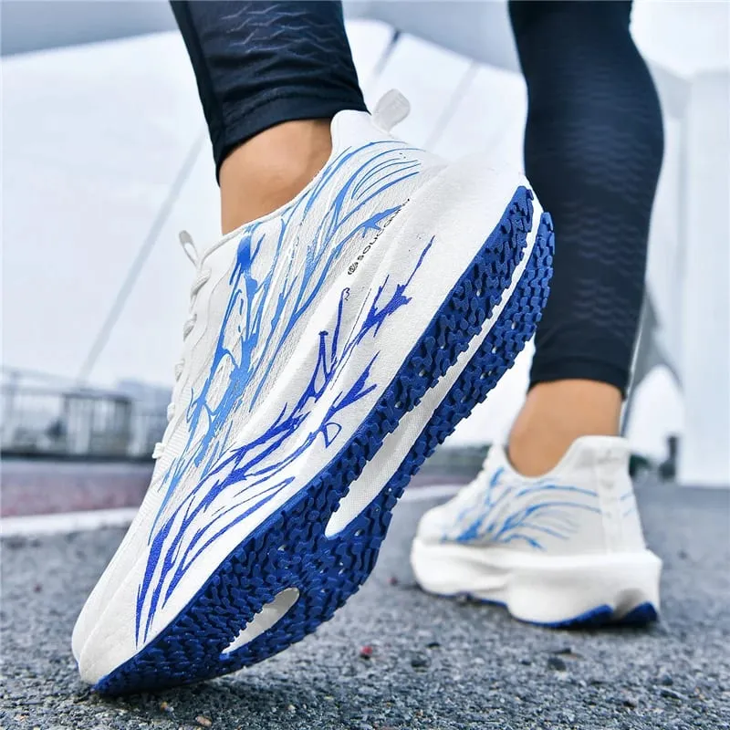 Men Marathon Running Shoes Sports Carbon Board Women's Comfortable Athletic Nonskid Sneakers Casual Basketball Walking Shoes — image 4
