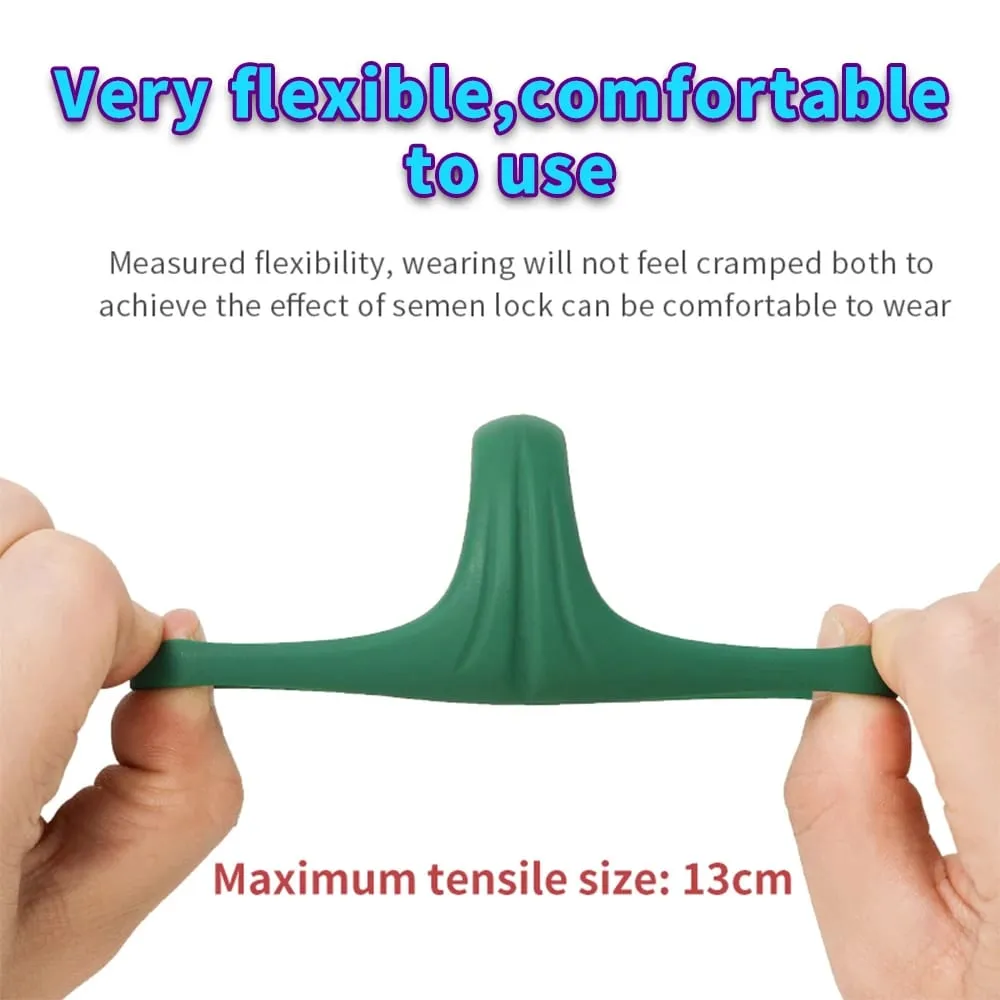 Men Penis Ring Silicone Cock Rings Male Lock Ejaculation Scrotal Ball Stretcher anillo hombre Cockring Sex Toys For Men