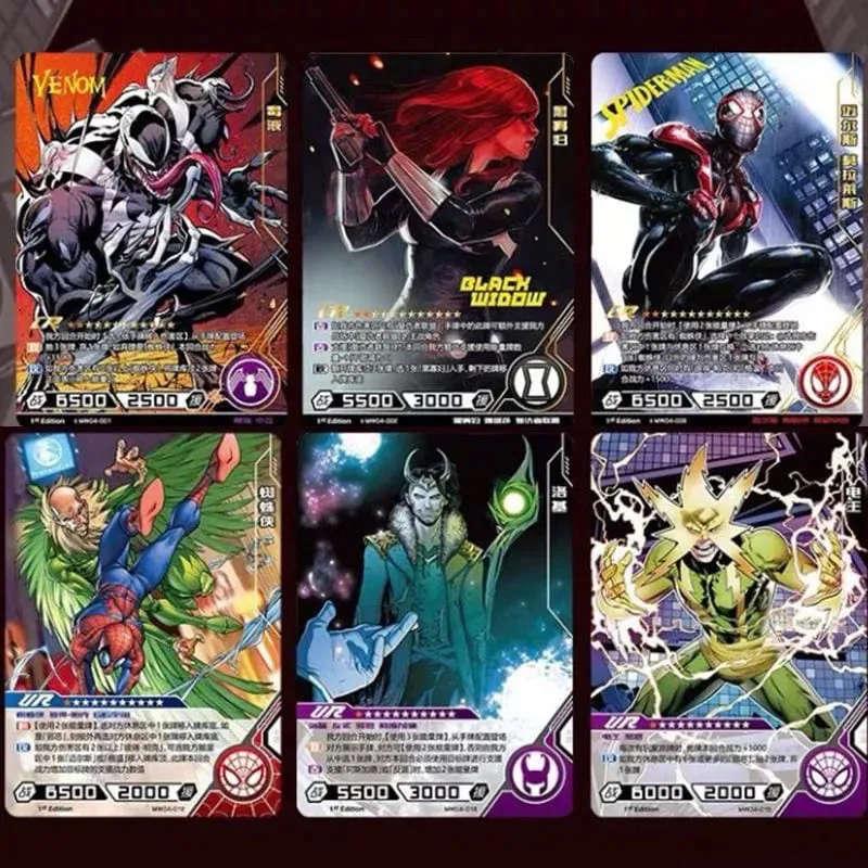 Tunay na        Card          Heroes Duel Card Competitive Version Iron Man Thor Captain CR America Collection Card Mga Laruan