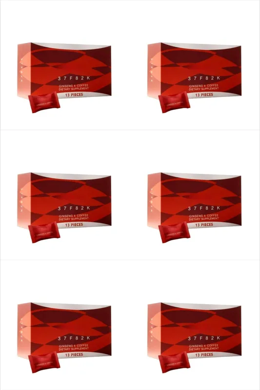 Ginseng Energy Coffee Support Sachets 13 Packs Herbal Vitality Supplement for Daily Focus Natural Stamina Support Portable Use