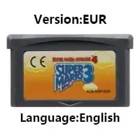 GBA Video Game Cartridge Console Card dDonkey Kong Mario Wario Series Kart Party for GBASP