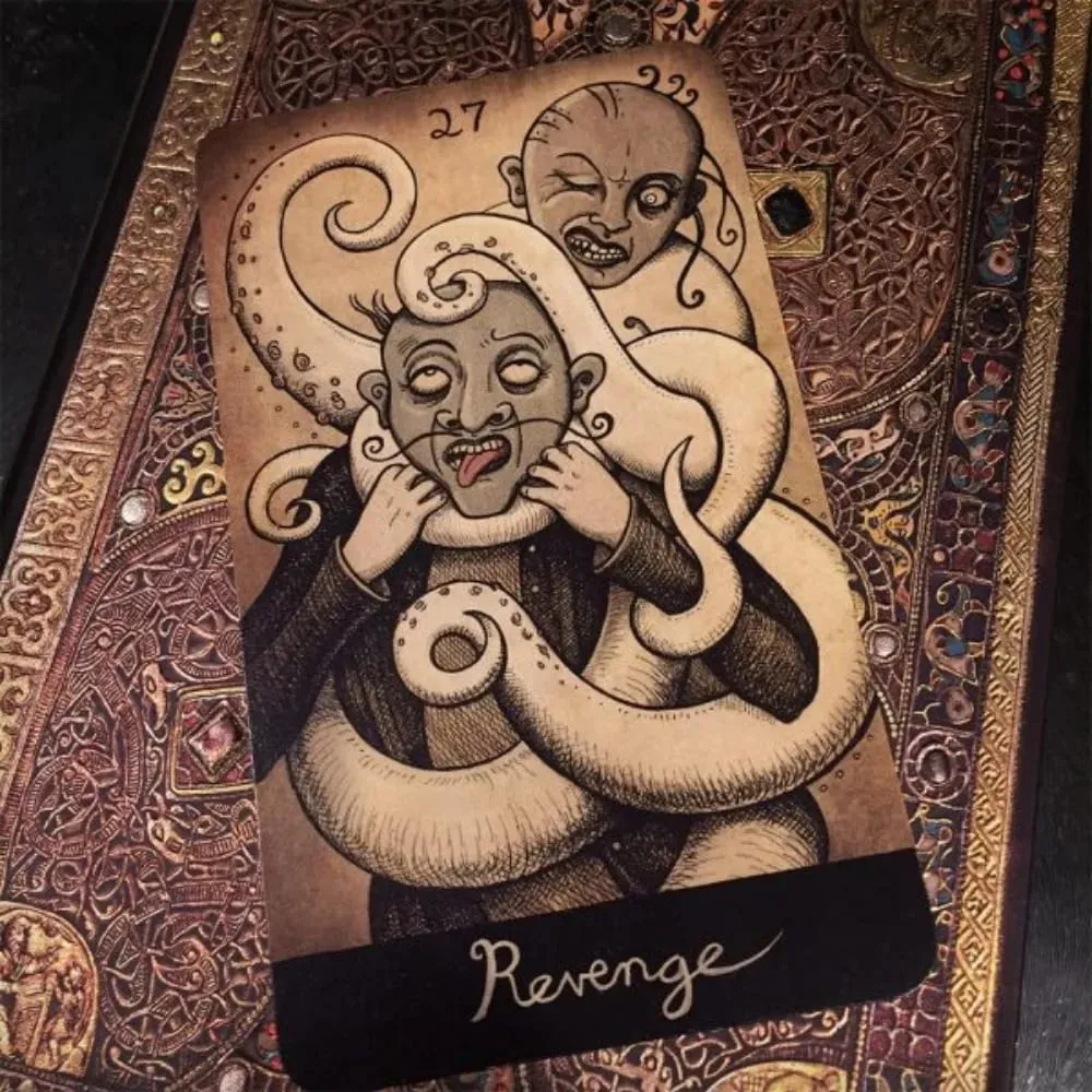 Abandoned Oracle Cards Deck 52 Cards Dark Fantasy Tarot Fortune Telling Witchcraft Spirit Board Game English Ver. — image 4