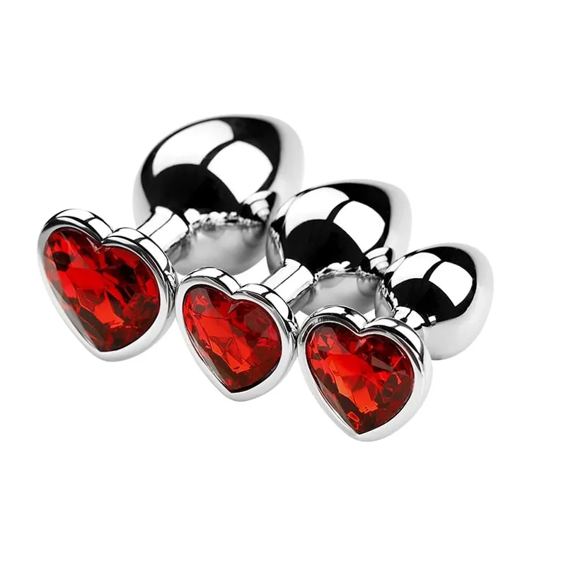 3 Sizes Metal Anal Plug Jewelry Base Beginner To Expert Butt Plug Tail Female Male Adult Toys Dildos Adult Sex Toys Couples