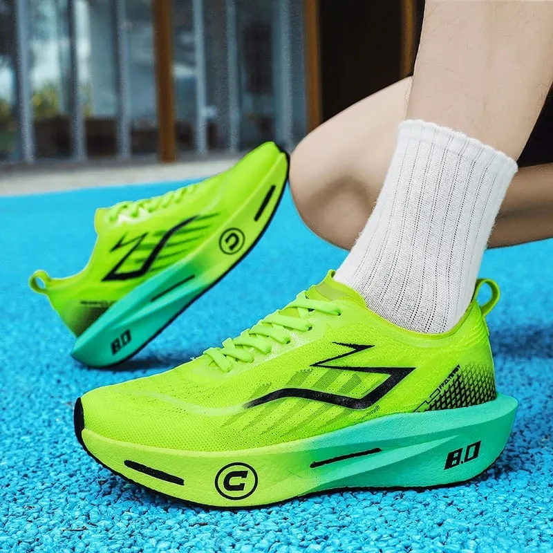 Men Sports Running Shoes Casual Marathon Breathable Lightweight Women's Comfortable Athletic Nonskid Walking Sneakers Outdoors