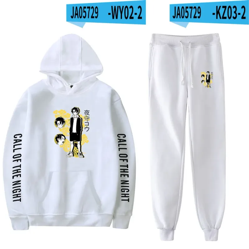 Harajuku Comfortable Call of the Night Print Sweatshirt Sweatpants Suit Hoodies+ Trousers Suit Boys/Girls 2 Piece Set Clothes — image 26