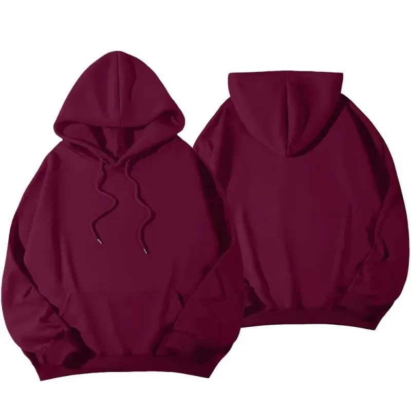 Women candy colored dopamine sweatshirt in spring and autumn colors, oversized shoulder long sleeved pullover hooded sweatshirt — image 14
