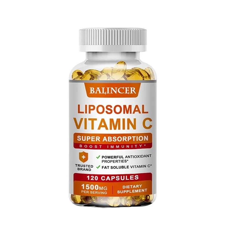Liposomal Vitamin C 1500mg High Absorption Fat-Soluble Ascorbic Acid Immune Support Collagen Booster & Antioxidant Supplement