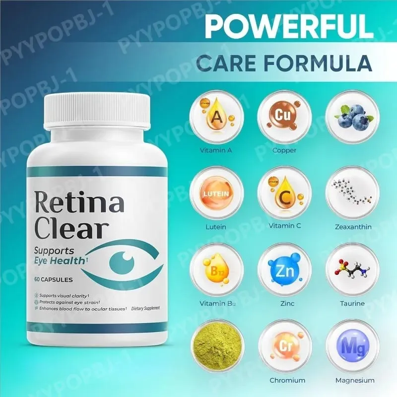 60 Count Eye Protection Capsules Supports Visual Clarity and Relief Eye Fatigue Supplement Contain Lutein multivitamin & Zinc