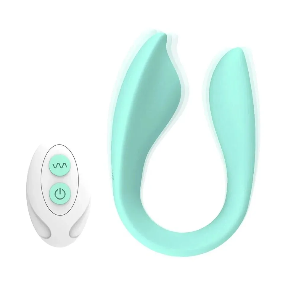9 Speed U-Shape Wearable Vibrator Wireless Remote Dual Motors Clitoral & G Spot Stimulator Adult Sex Toy for Women — image 1