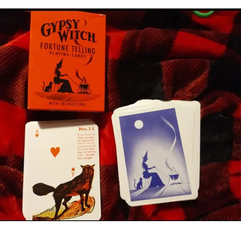 Gypsy Witch Fortune Cards Lenormand Deck Tarotkarten für Anfänger Oracle Kartenspiel Brettspiel Spielzeug
