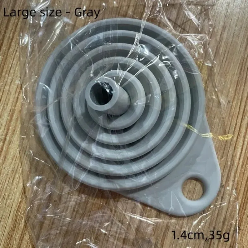 1/3/5/10 pcs S L พับซิลิโคนช่องทางสำหรับบรรจุขวดครัวซิลิโคนช่องทางพับ Gadgets ครัวน้ำมัน FILLER