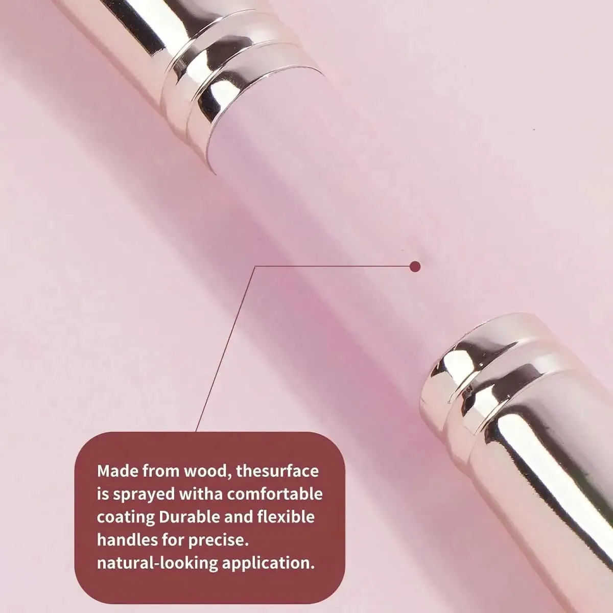 4pcs Basic Makeup Brushes Set With Box Dual-ended Foundations Powder Blush Details for Eyeshadow Brushes Beginner Travel — image 3