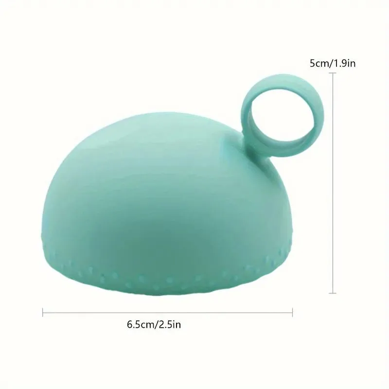 Silicone Makeup Brush Cleaner Bowl 1pcs Unscented Brush Cleaning Mat with Scrubber Pad for Eyebrow Blush Facial & Eye Brushes