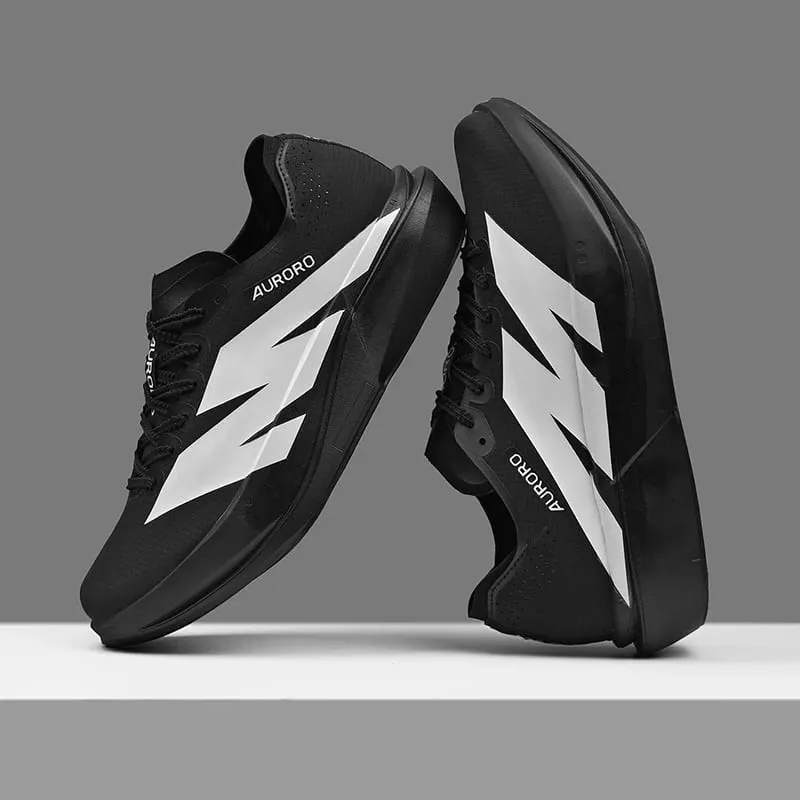Men Carbon Plate Running Shoes Breathable Mesh Women Athletic Sneakers Cushion Sport Trainers Outdoor Marathon Jogging Footwear