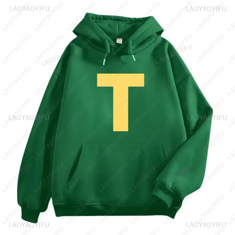 Alvin and The Chipmunks Anime Hoodies Eco Friendly A Letters Printing Sweatshirt Casual Streetwear Unisex Pullovers promo