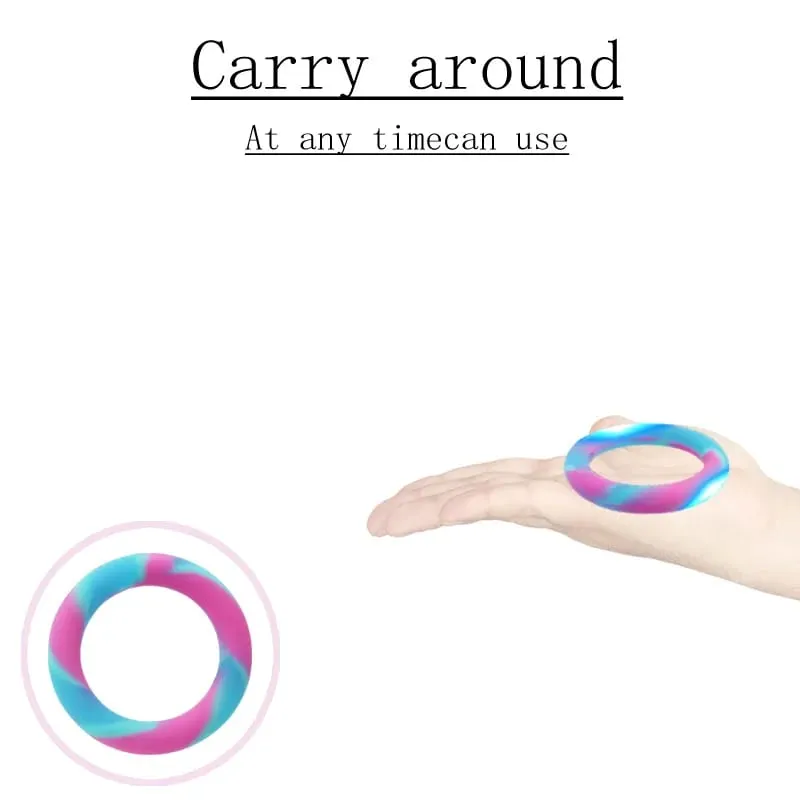 S/M/L Penis Cock Ring Sex Toys For Men Delay Ejaculation Erection Scrotum Semen Lock Binding High Elasticity Time Lasting ring