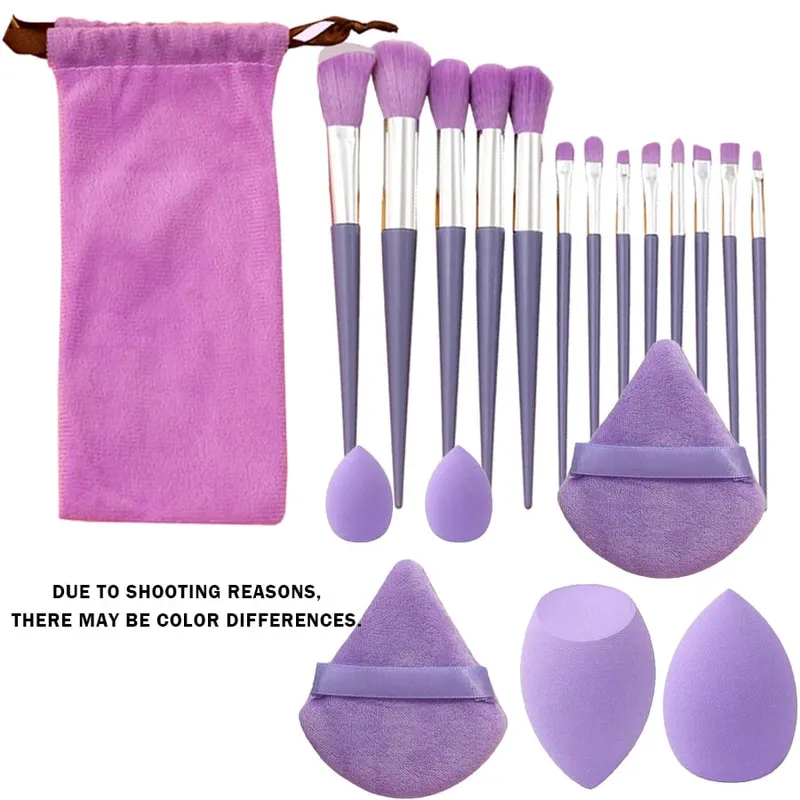 20-piece Morandi color makeup brush set