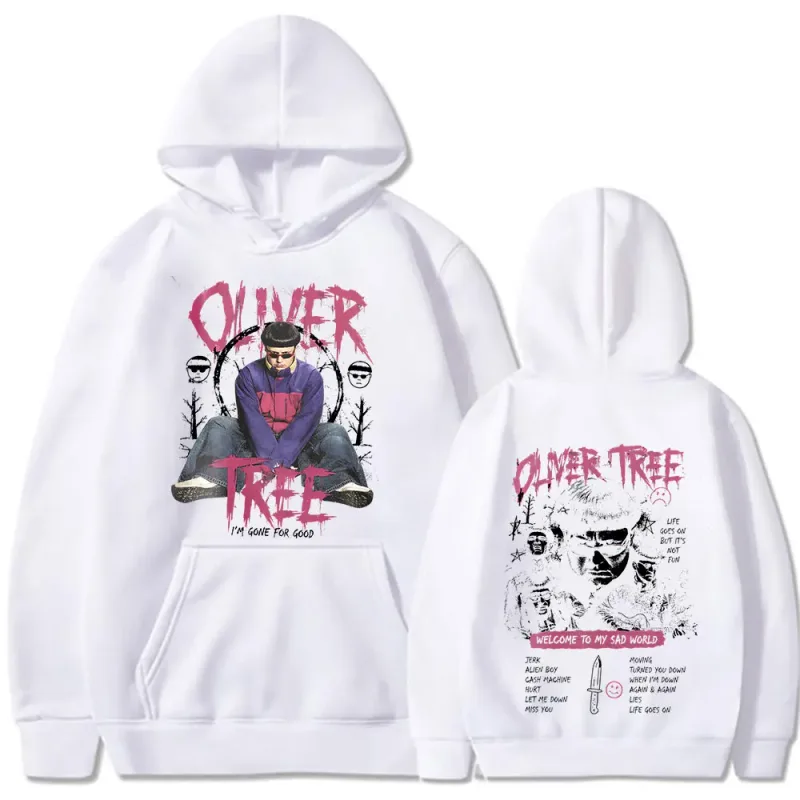 Oliver Tree Trùm Đầu Cuộc Sống Đi Vào 1993-2026 Người Hâm Mộ Tặng Áo Chui Đầu Nam Quần Áo Thời Trang Hip Hop Quá Khổ Áo Có Mũ Trùm Đầu — image 5