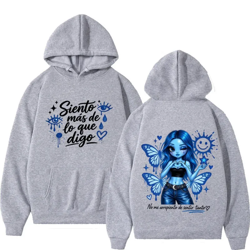 Karol G Tropicoqueta Latina Foreva 2026 Tour Print Hoodie Men Women Fashion Harajuku Sweatshirts Aesthetic Trend Loose Pullover