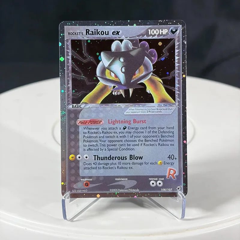 Proxy Cards EX Series Rayquaza Gold star Charizard Gengar Pikachu Hobbies Hobby Collectibles Game Collection Anime Cards