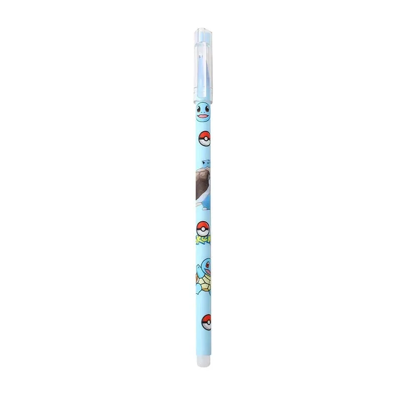 12pcs/box Pokemon Gel Pen Anime Pikachu Cartoon Erasable Writing Signature Pen Student Learning Supplies Stationery for Children