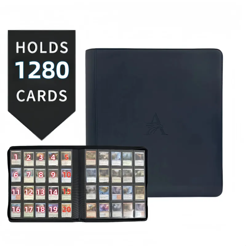 20 Pocket - Premium Trading Card Binder Holds 1280 Cards Ultimate Protection for TCG & Sports Cards. Collector's Dream 6 Colors