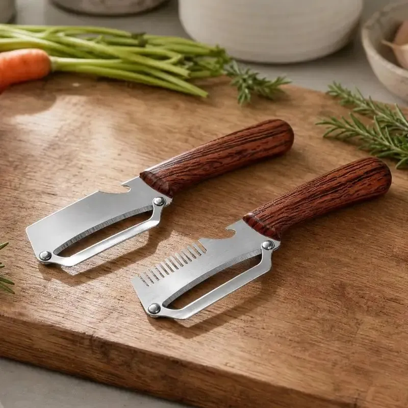 Acessório de cozinha prático com descascador de vegetais e abridor de garrafas 2 em 1, 3 em 1, ideal para cozinhar rápido e fácil