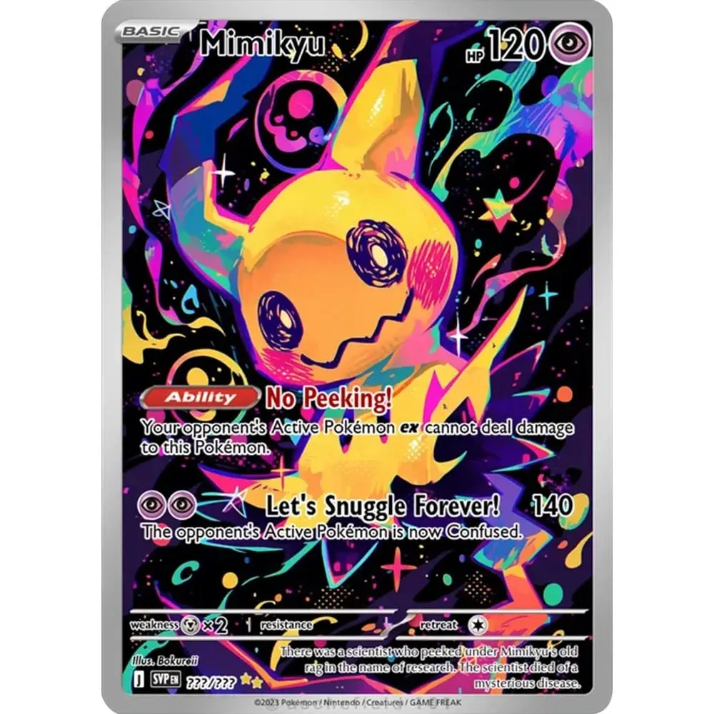 TCG Collection Cards Mimiku DIY High Quality Self Made Single Card Classic Game Anime Card Gift Toy